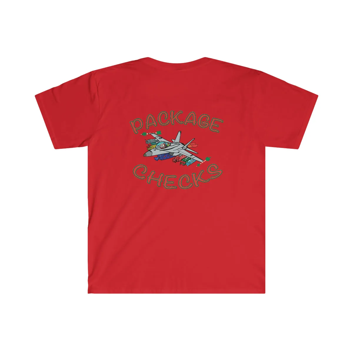 F-18 Christmas Package Checks T-Shirt