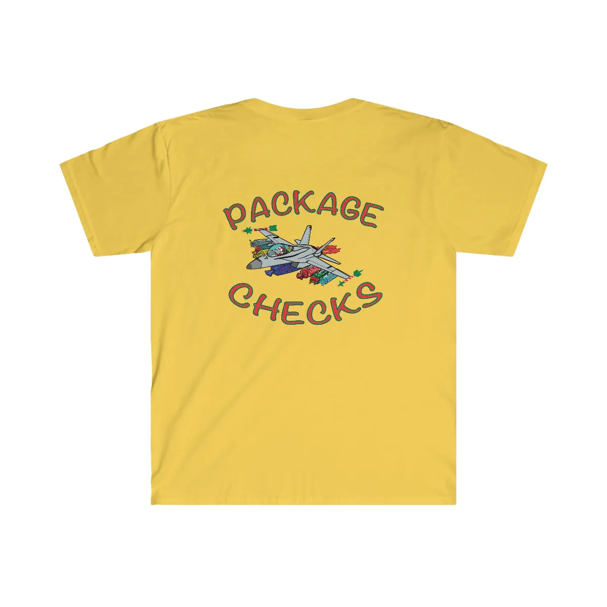 F-18 Christmas Package Checks T-Shirt