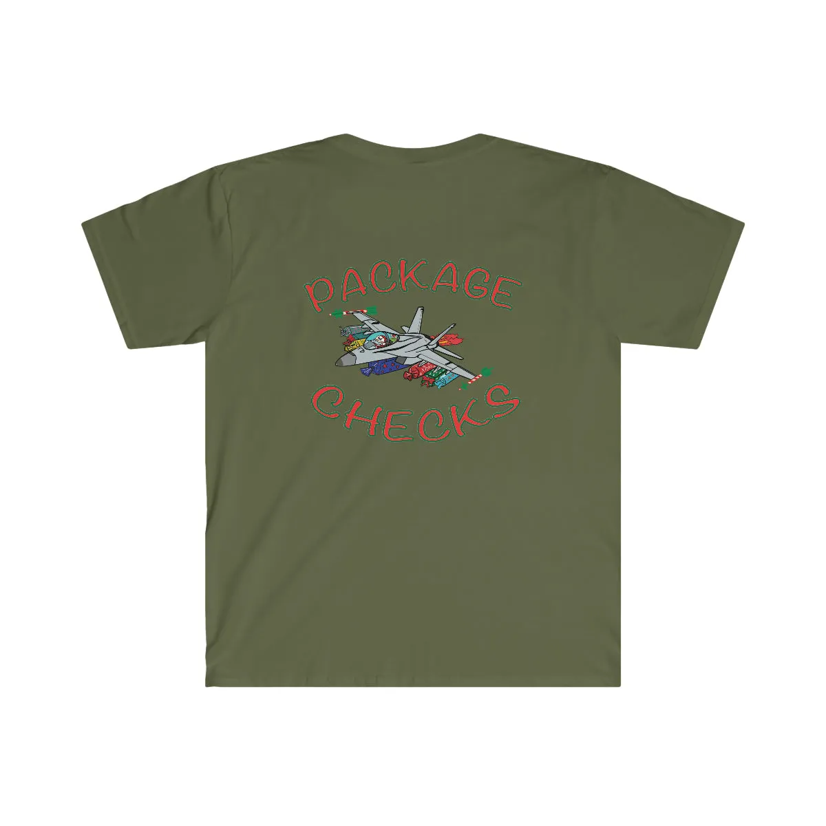 F-18 Christmas Package Checks T-Shirt