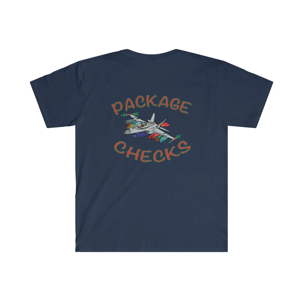 F-18 Christmas Package Checks T-Shirt