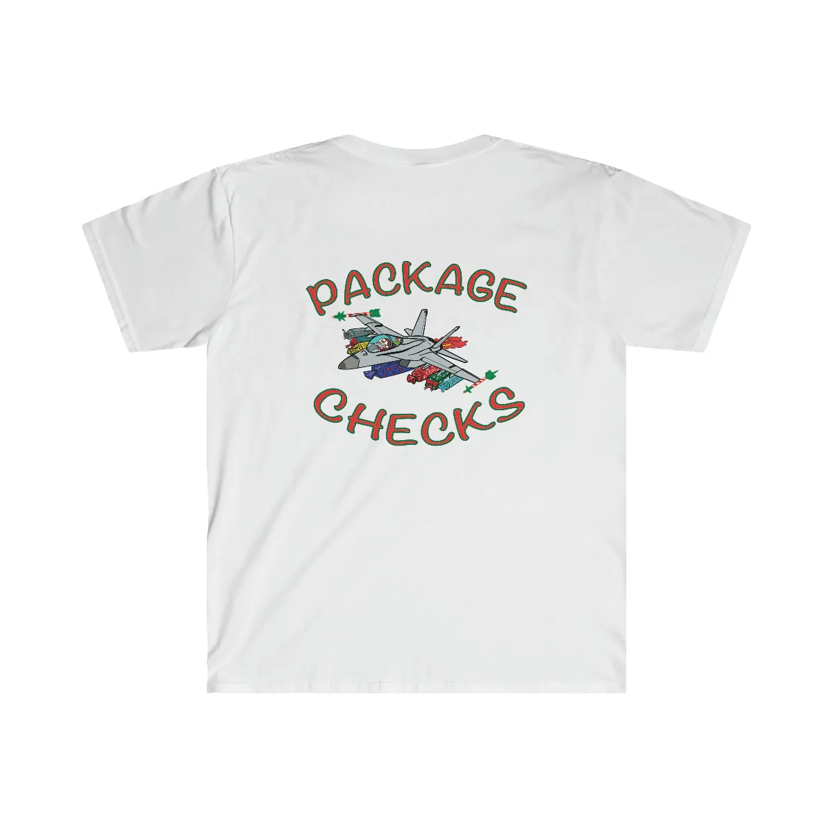 F-18 Christmas Package Checks T-Shirt