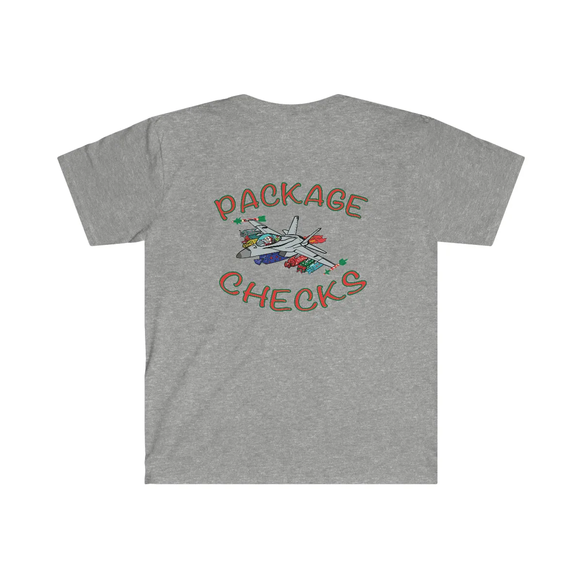 F-18 Christmas Package Checks T-Shirt