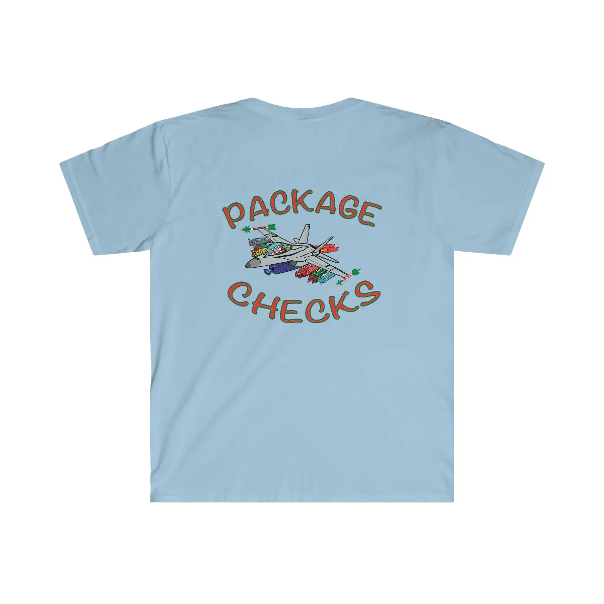 F-18 Christmas Package Checks T-Shirt
