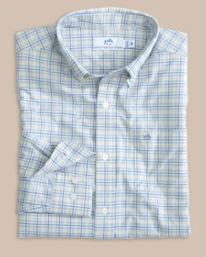 Falls Park Plaid Sportshirt (Coronet Blue)