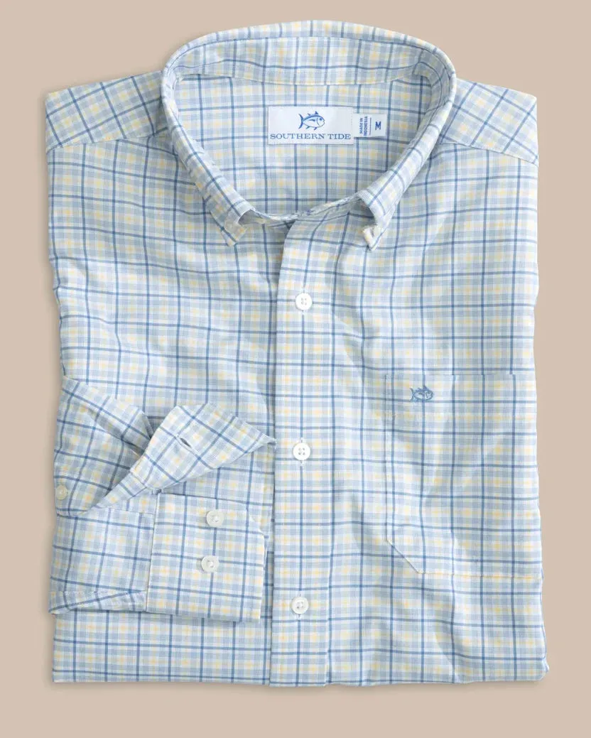 Falls Park Plaid Sportshirt (Coronet Blue)