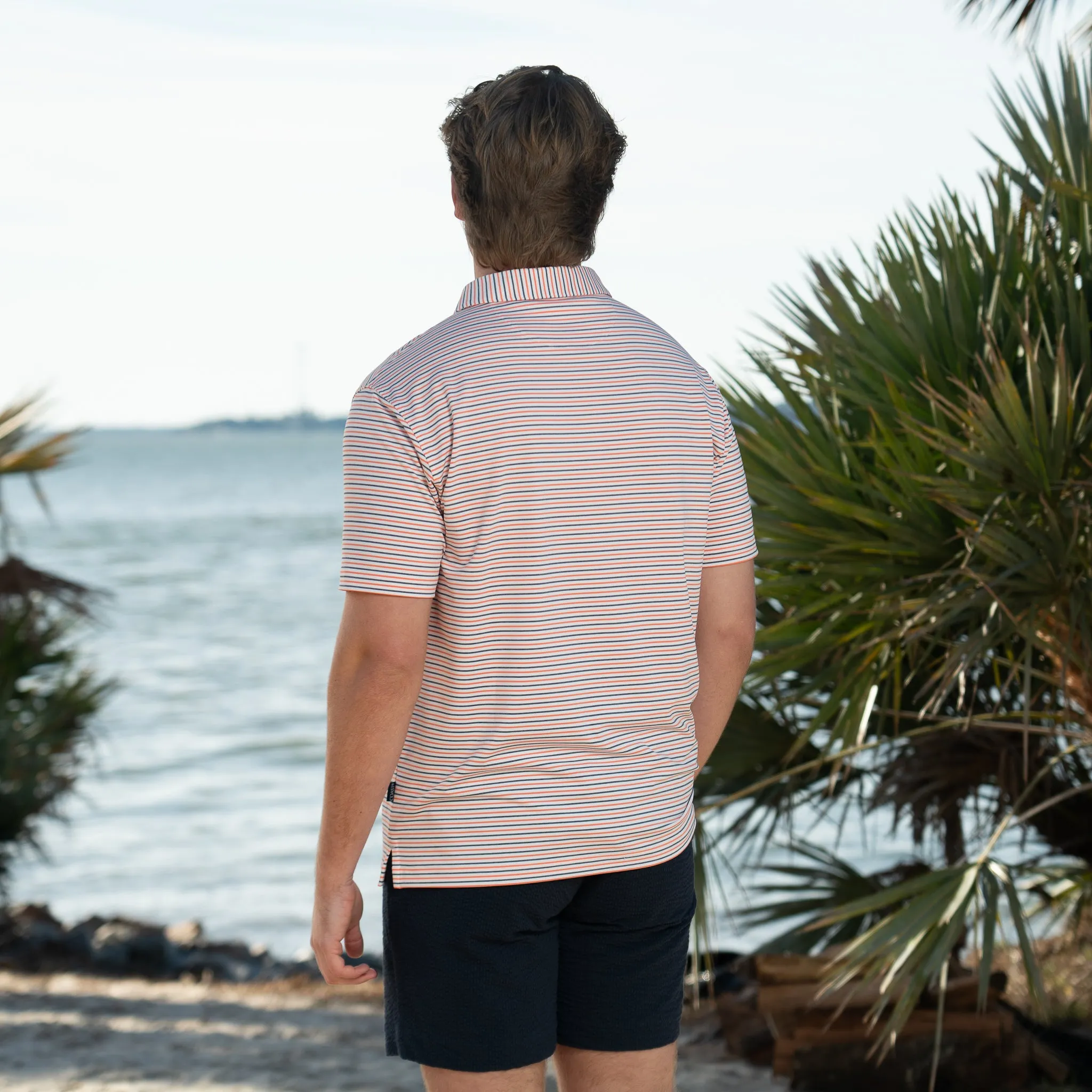 Fiesta Two Toned Feedstripe Jersey Polo