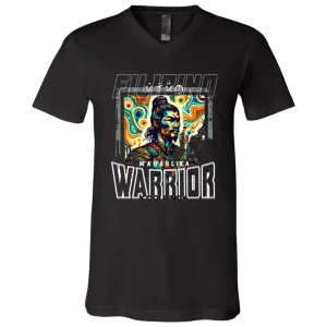 Filipino Warrior Distressed Unisex Jersey V-Neck T-Shirt