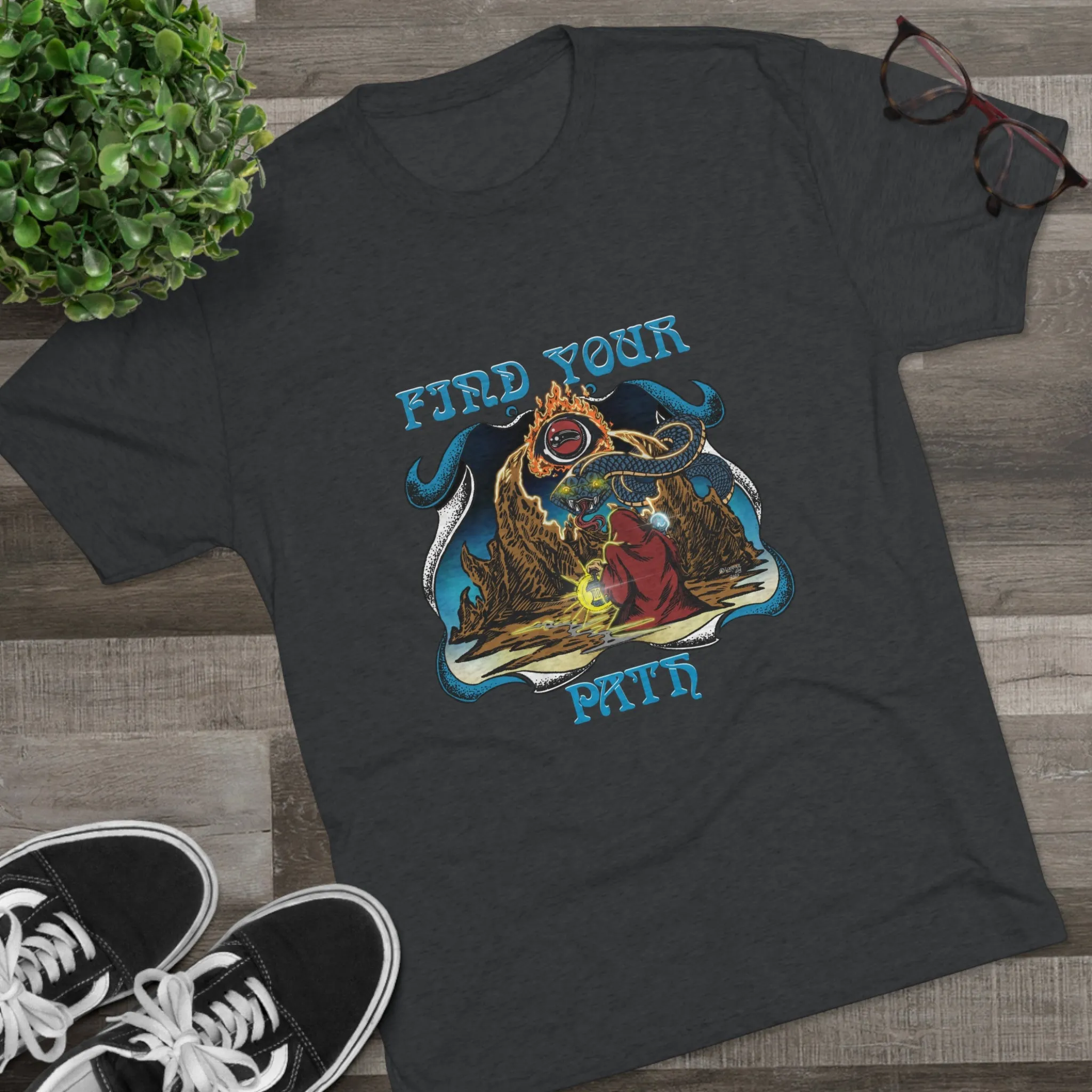 Find Your Path Unisex Tri-Blend Crew Tee