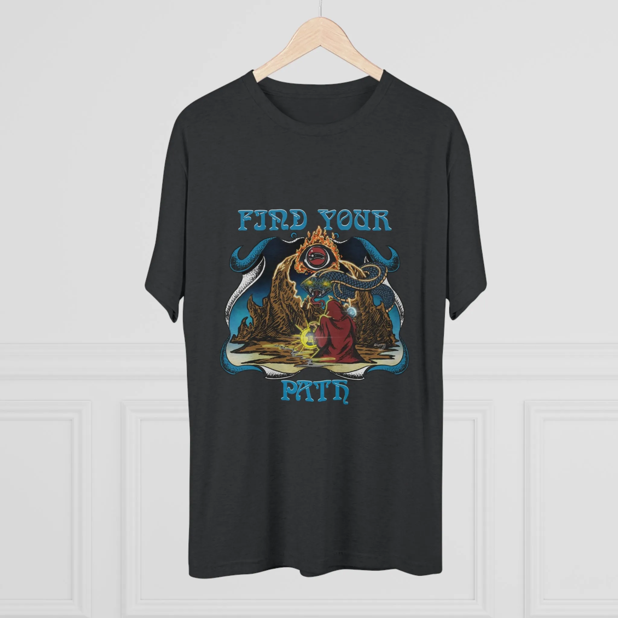 Find Your Path Unisex Tri-Blend Crew Tee