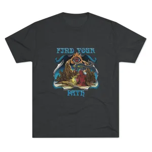 Find Your Path Unisex Tri-Blend Crew Tee