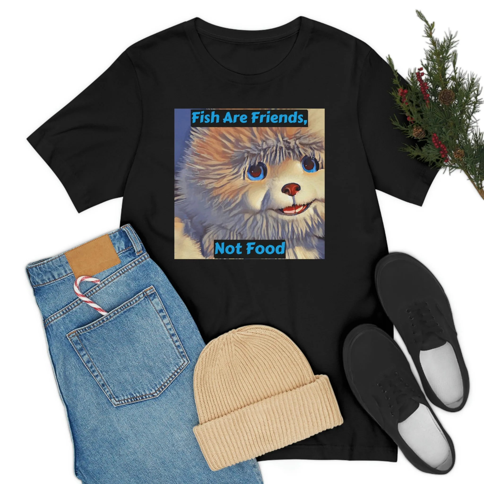Fish Are Friends, Not Food Short Sleeve Tee