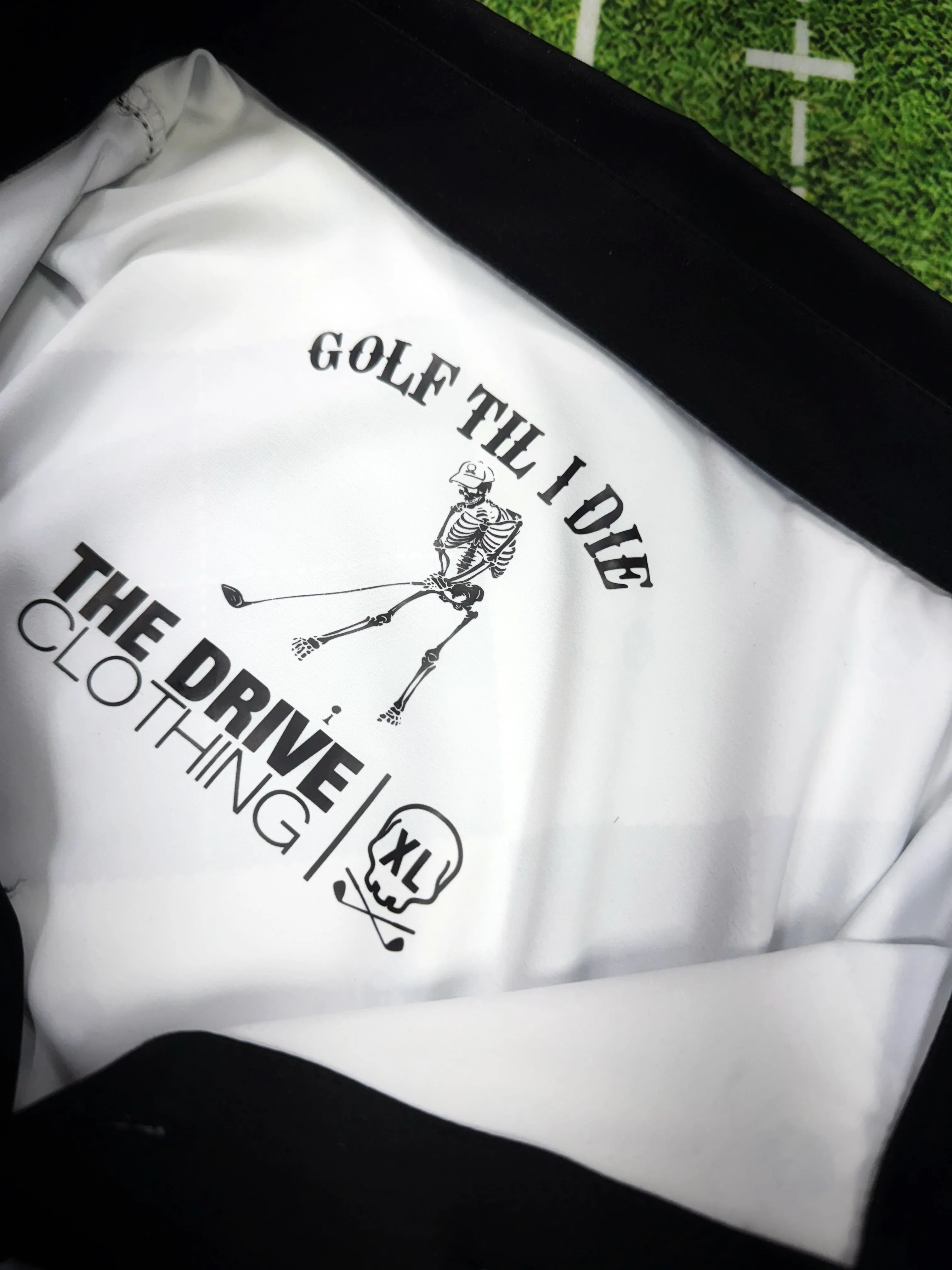 FLAMINGO DIAMOND SKULLS GOLF POLO
