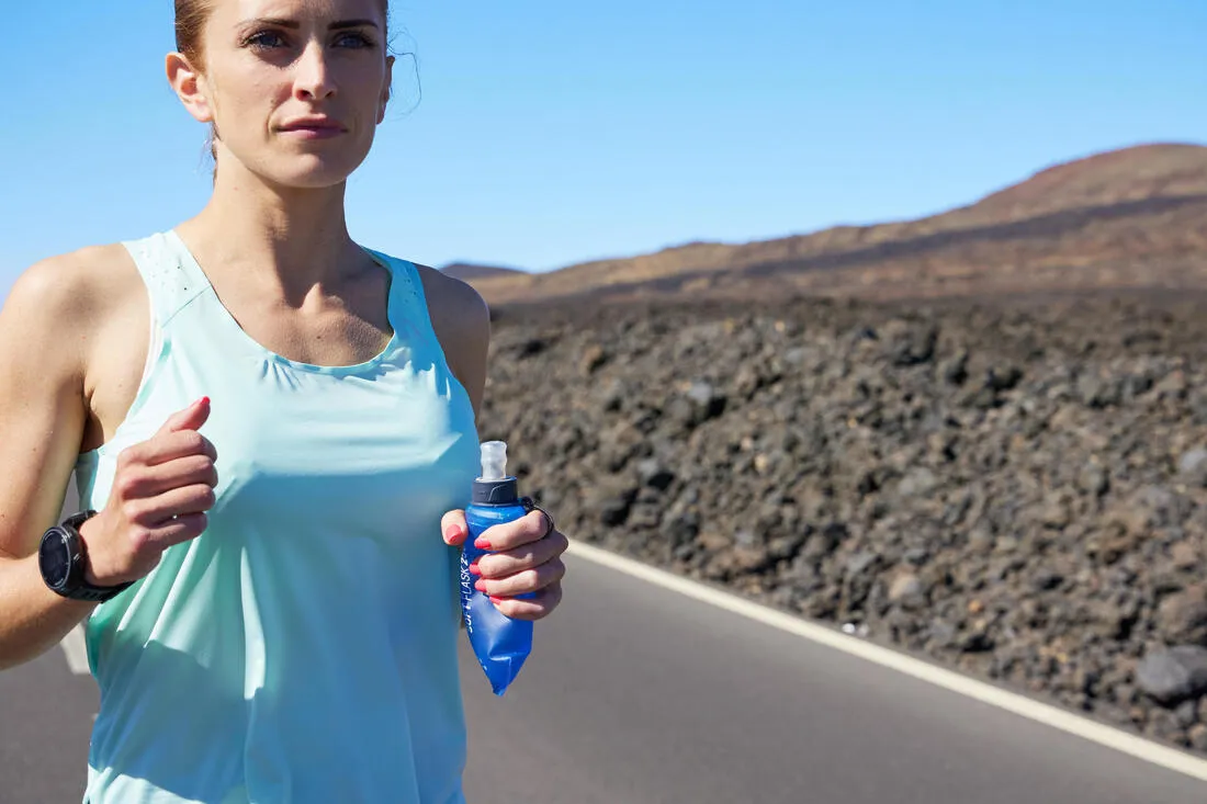 FLEXIBLE RUNNING FLASK 250ML - BLUE