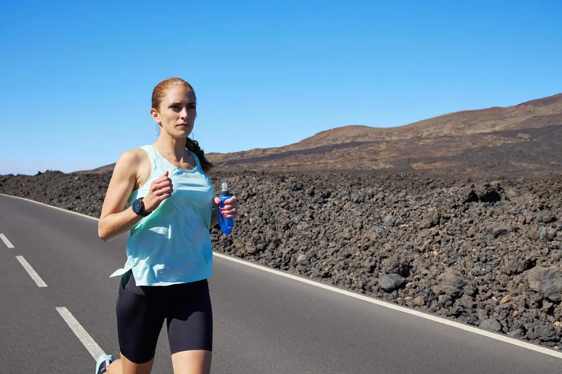FLEXIBLE RUNNING FLASK 250ML - BLUE