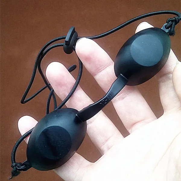 Flexible Uv Eye Protection Indoor & Outdoor Sunbed Tanning Goggles