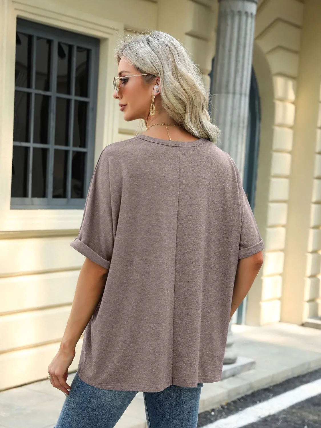 Florira Round Neck Half Sleeve T-Shirt