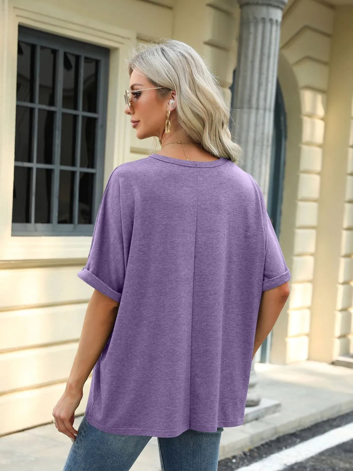 Florira Round Neck Half Sleeve T-Shirt