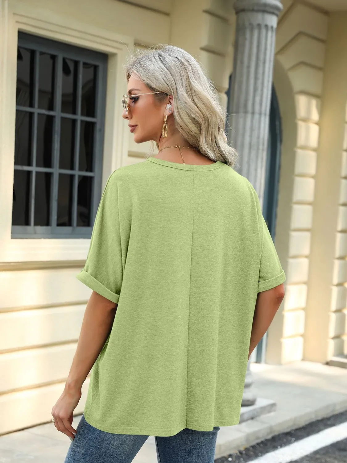Florira Round Neck Half Sleeve T-Shirt