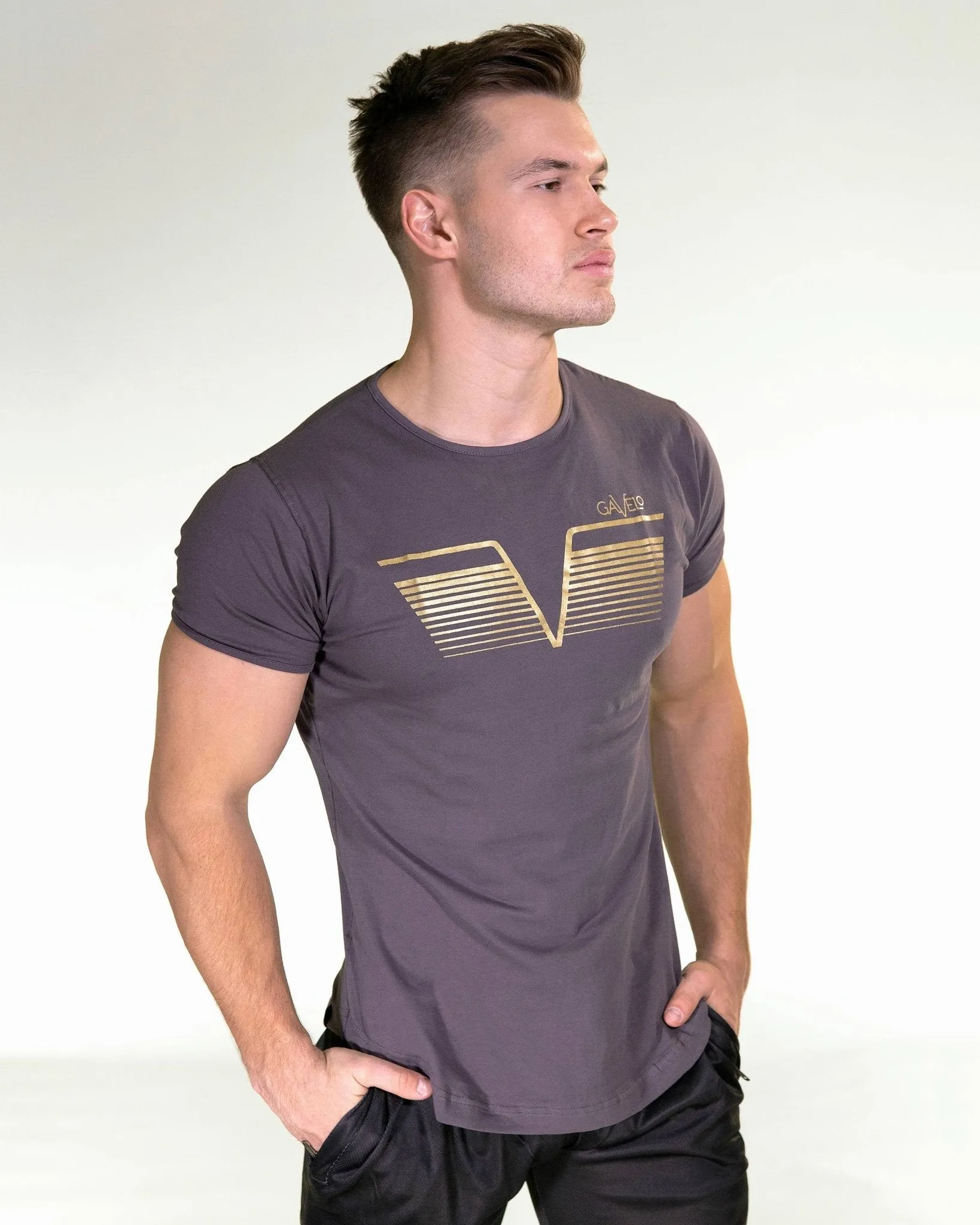 Gavelo Sports Tee Vintage Purple