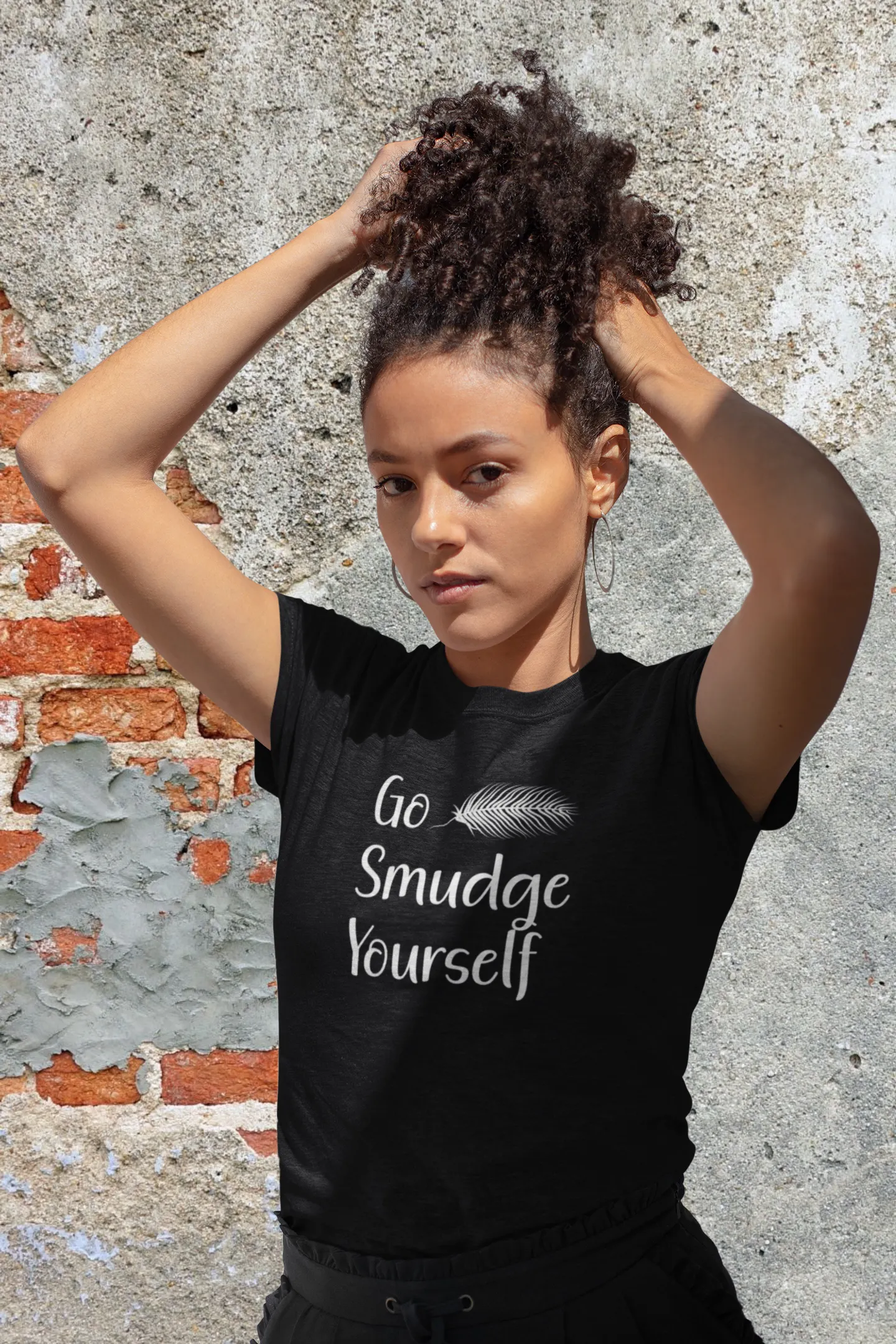 Go Smudge Yourself Funny Tee Shirt, Witch Shirt, Unisex Jersey Short Sleeve Tee, Womens Bella Canvas T-Shirt