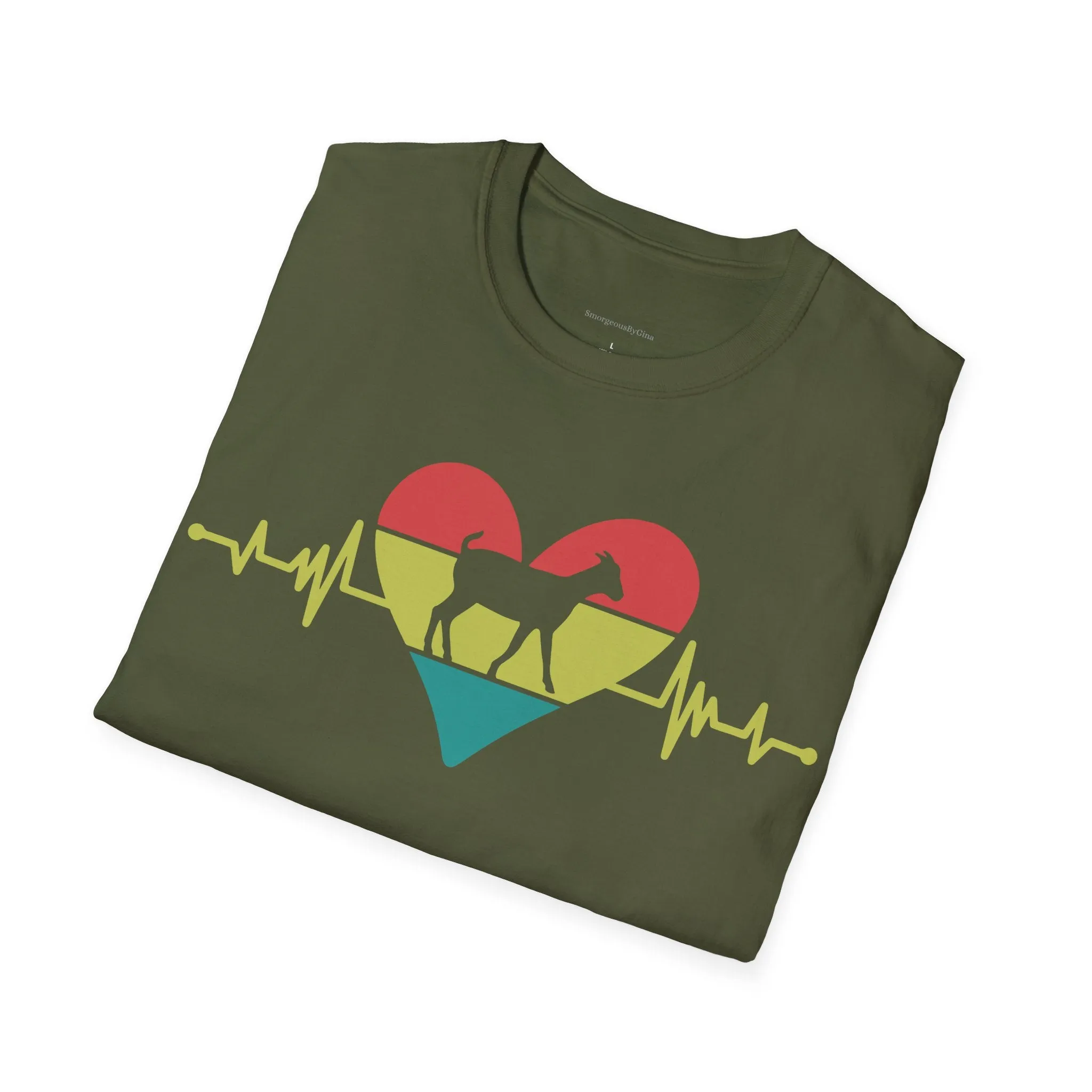 Goat Heartbeat  Softstyle T-Shirt