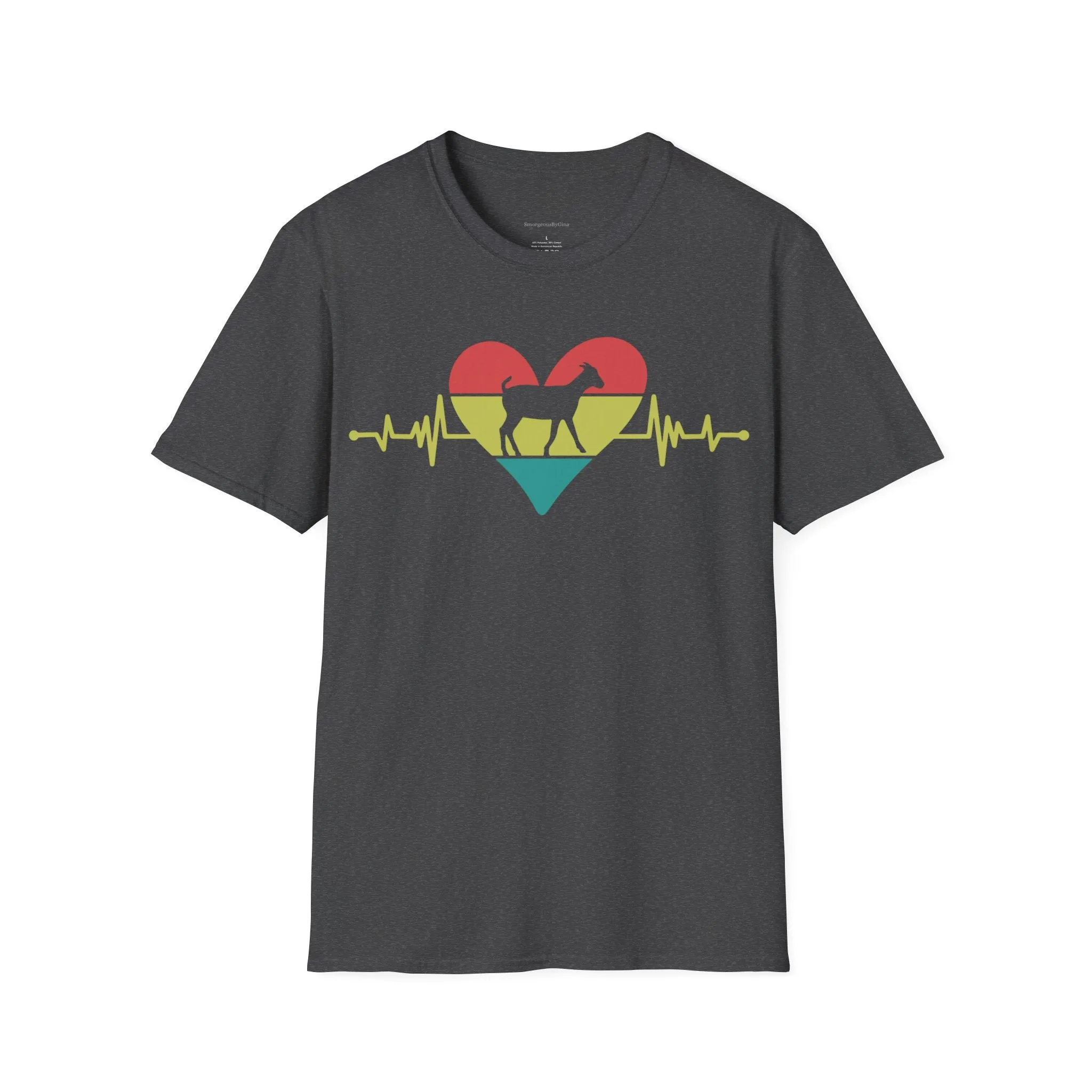 Goat Heartbeat  Softstyle T-Shirt