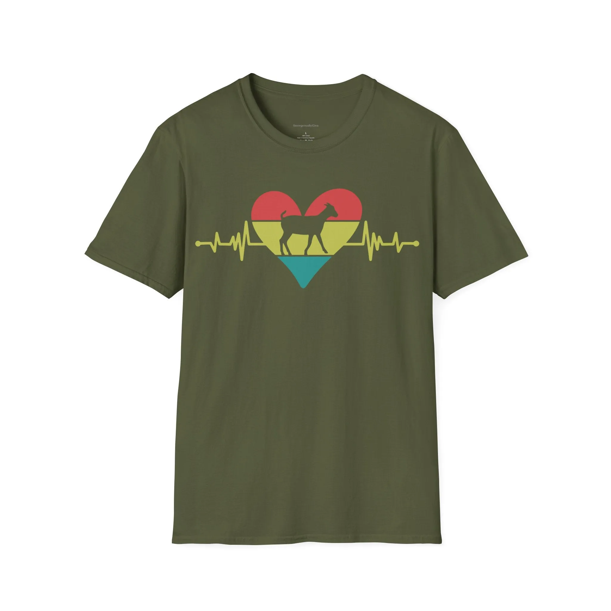 Goat Heartbeat  Softstyle T-Shirt