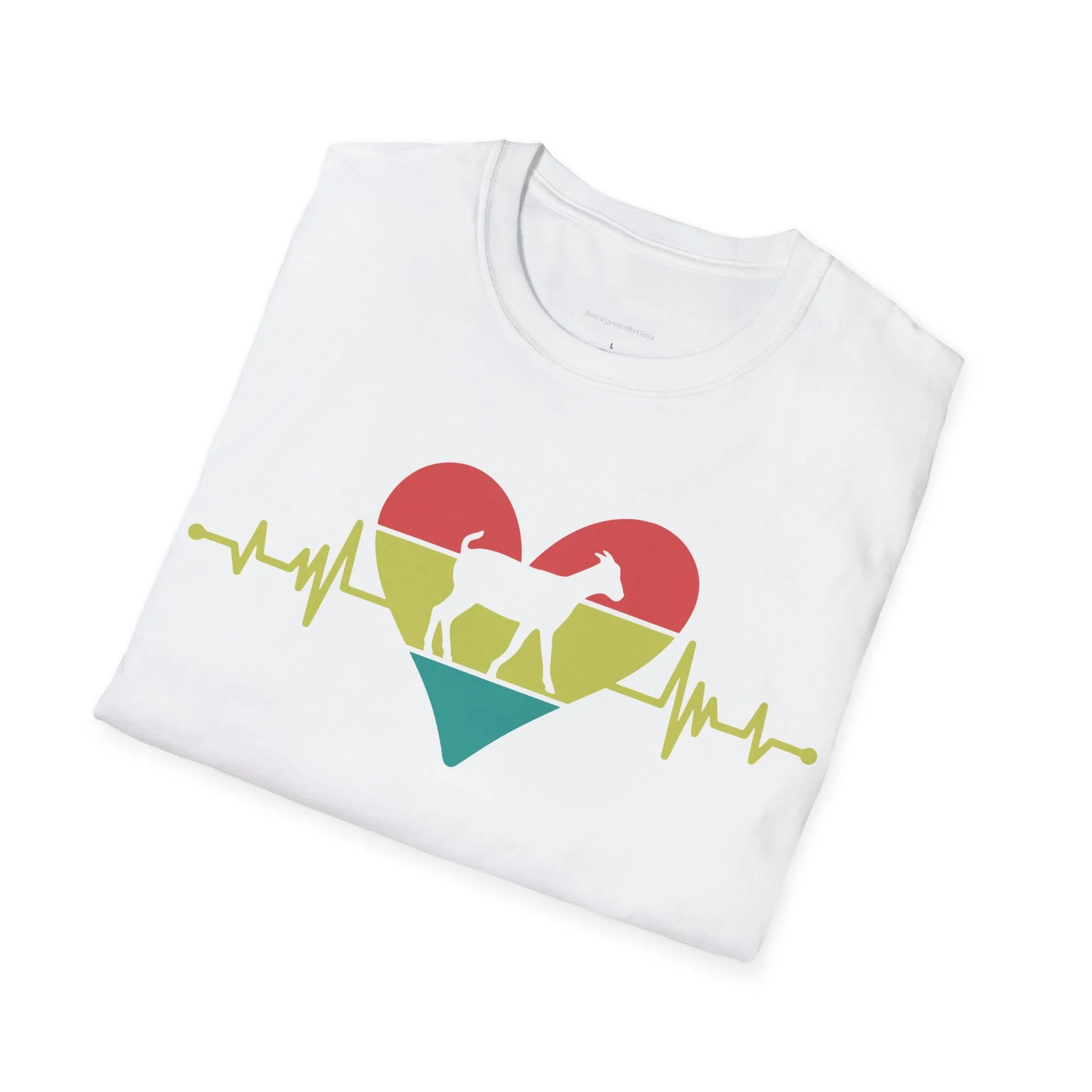 Goat Heartbeat  Softstyle T-Shirt