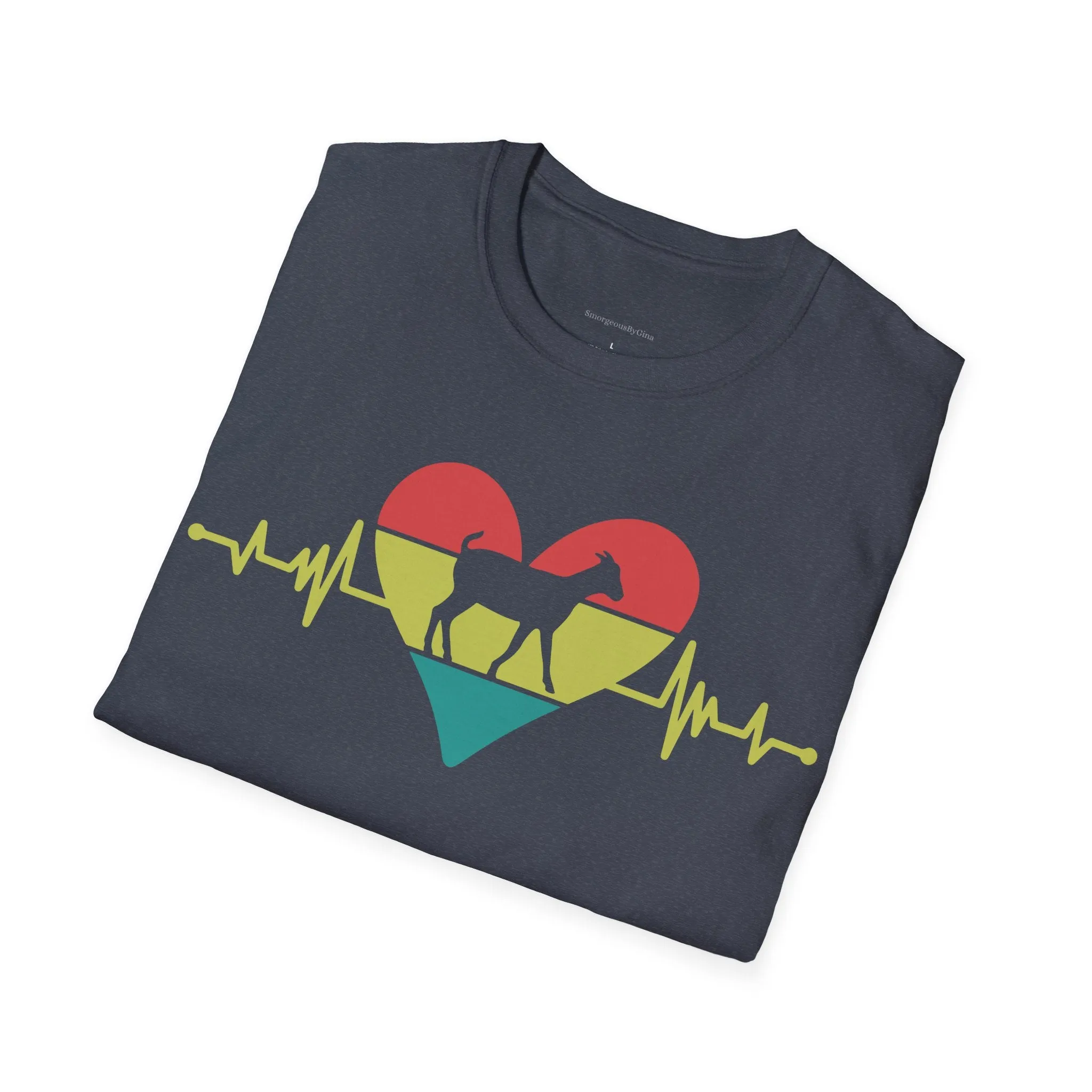 Goat Heartbeat  Softstyle T-Shirt