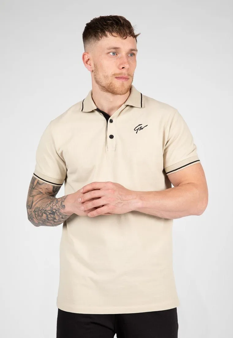 Gorilla Wear Delano Polo Beige/Black