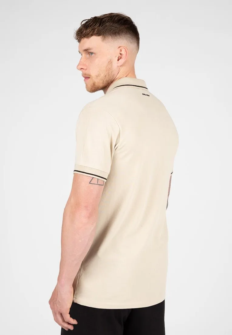 Gorilla Wear Delano Polo Beige/Black