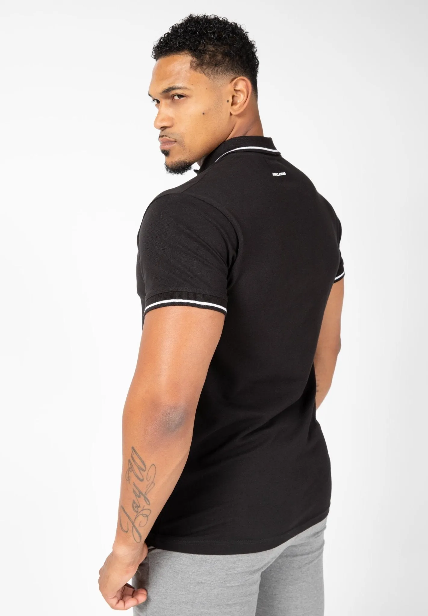Gorilla Wear Delano Polo Black/White