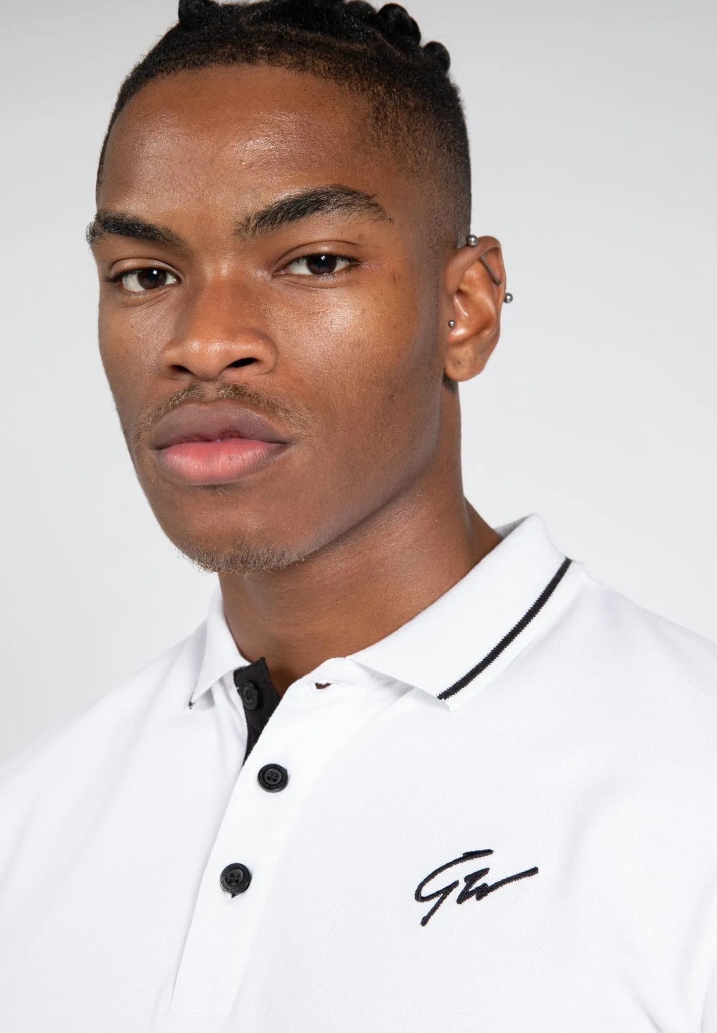 Gorilla Wear Delano Polo White/Black