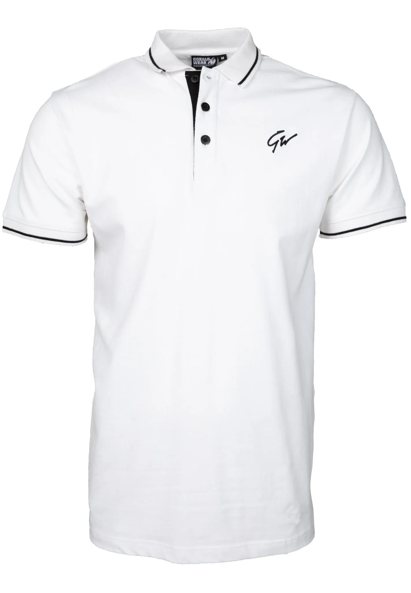 Gorilla Wear Delano Polo White/Black