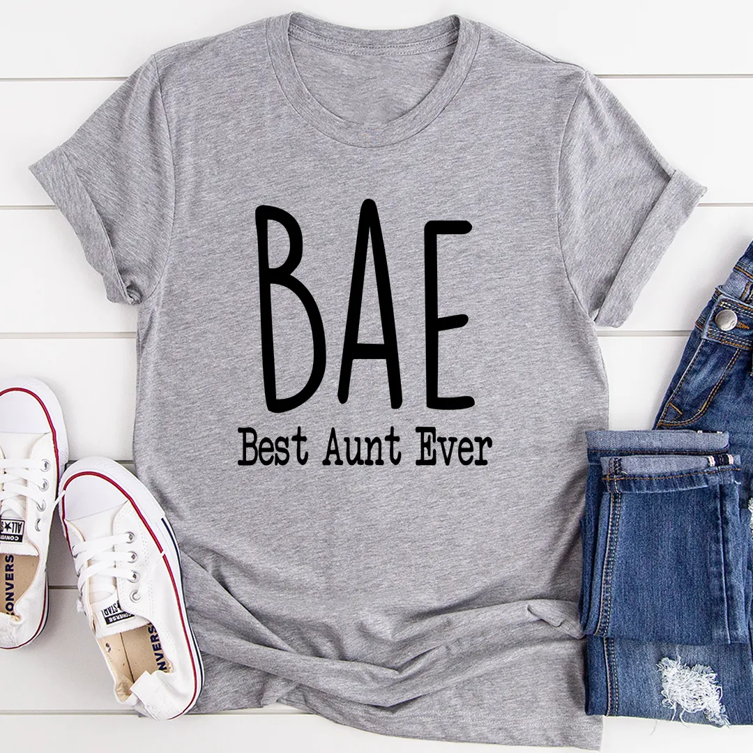 Graphic T-Shirts BAE Best Aunt Ever Tee