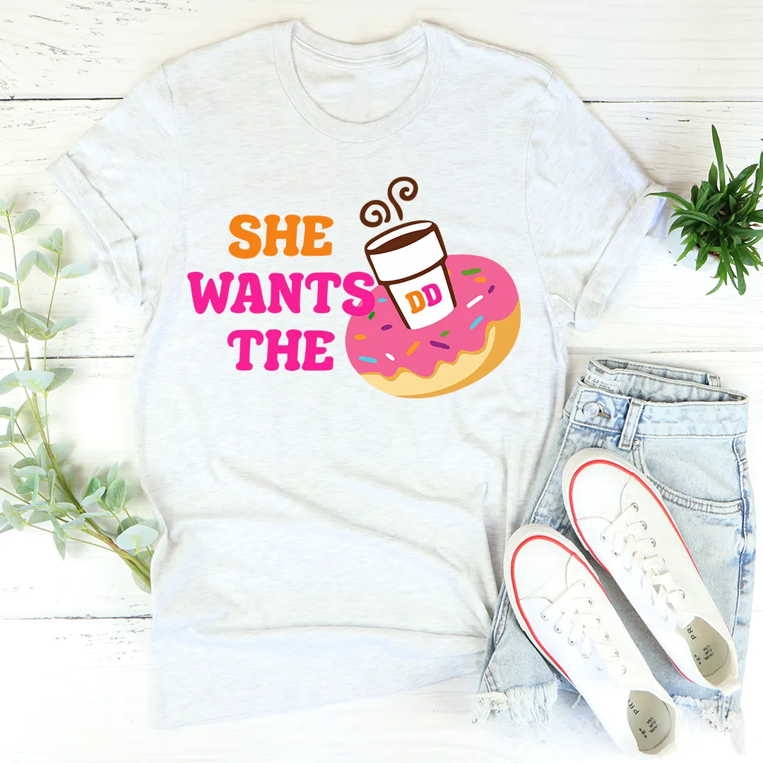 Graphic T-Shirts She Wants Donuts Tee