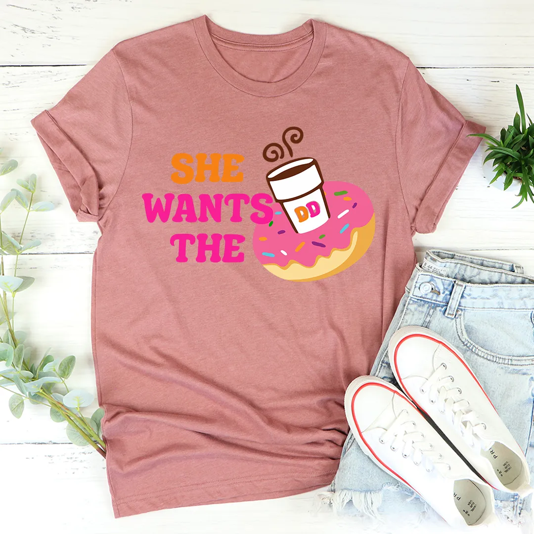 Graphic T-Shirts She Wants Donuts Tee