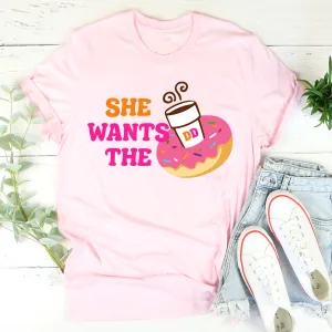 Graphic T-Shirts She Wants Donuts Tee