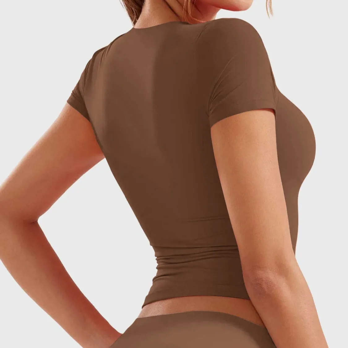 Half Zip Short Sleeve T-Shirt