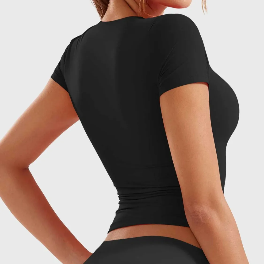 Half Zip Short Sleeve T-Shirt