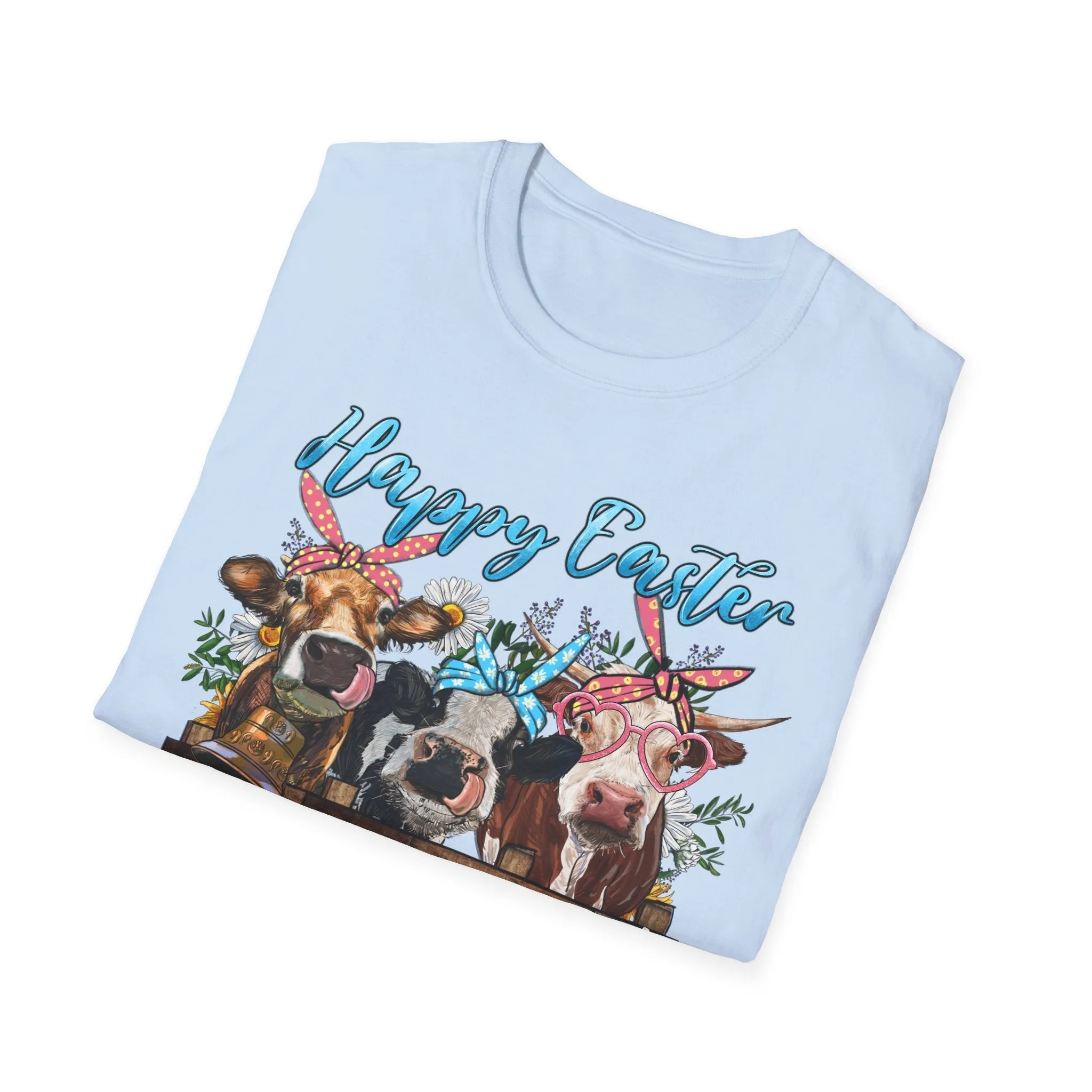 Happy Easter Heifers, Softstyle T-Shirt