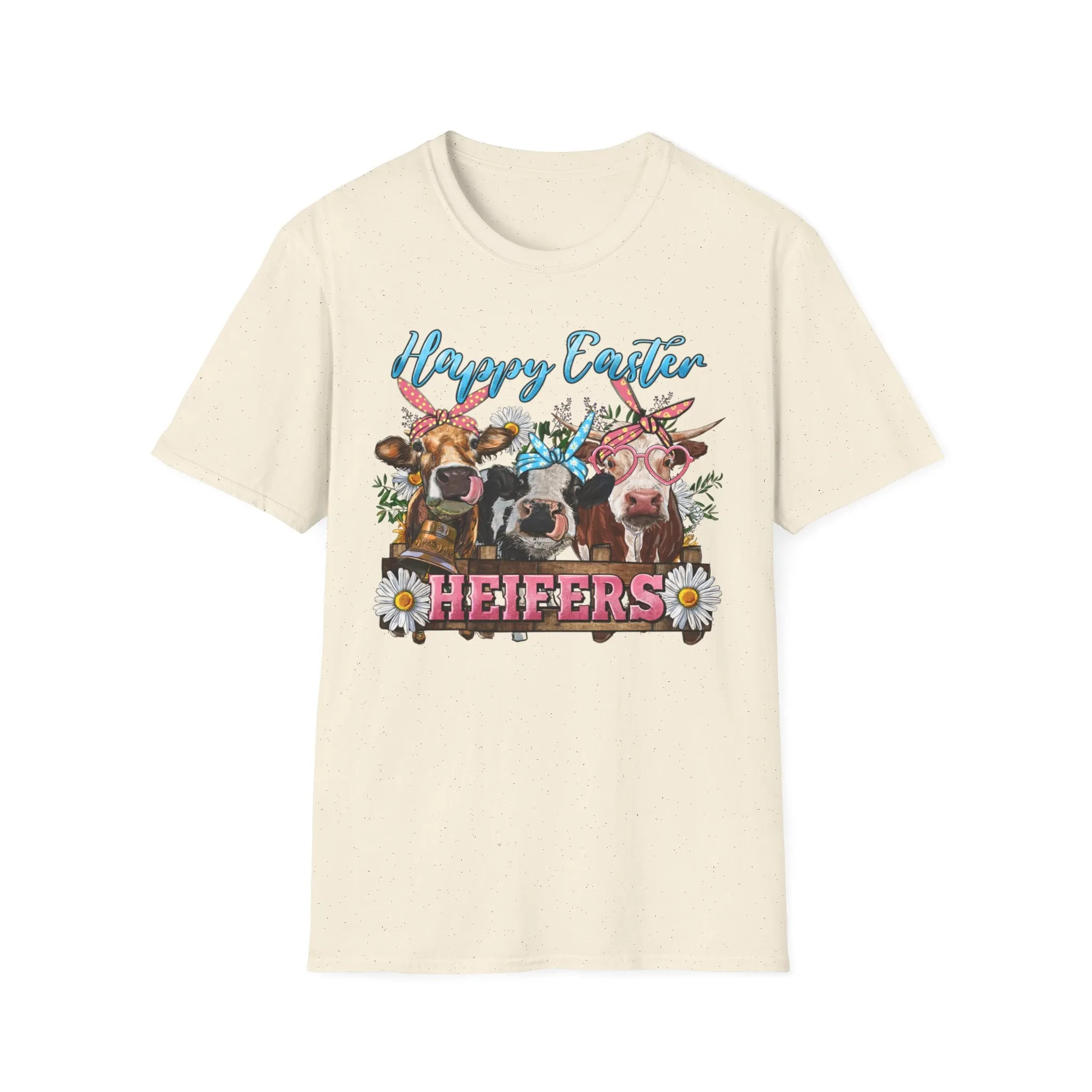 Happy Easter Heifers, Softstyle T-Shirt