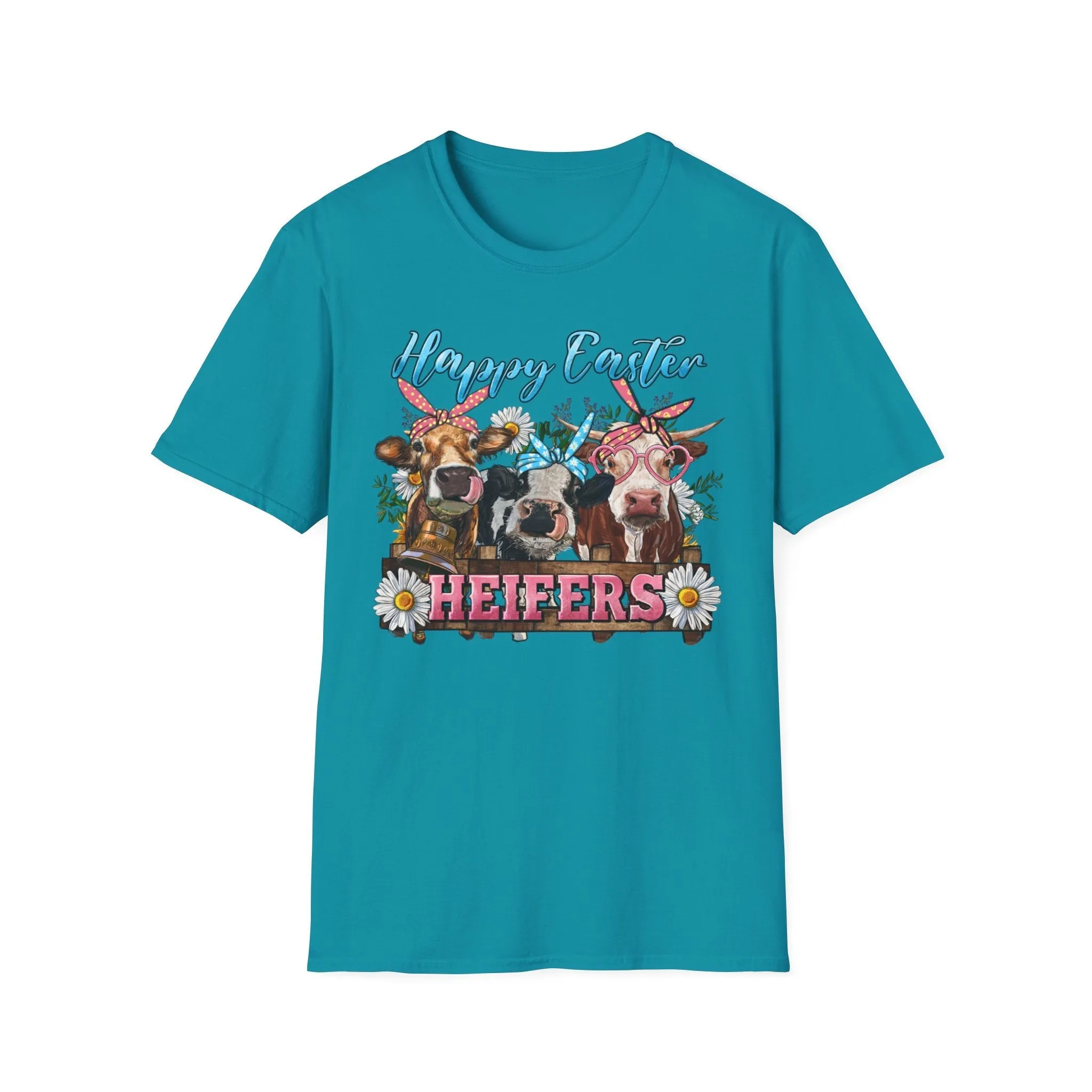 Happy Easter Heifers, Softstyle T-Shirt