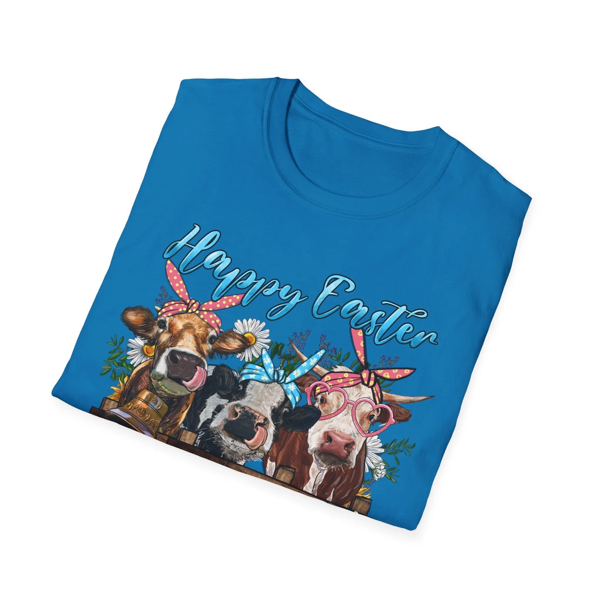 Happy Easter Heifers, Softstyle T-Shirt