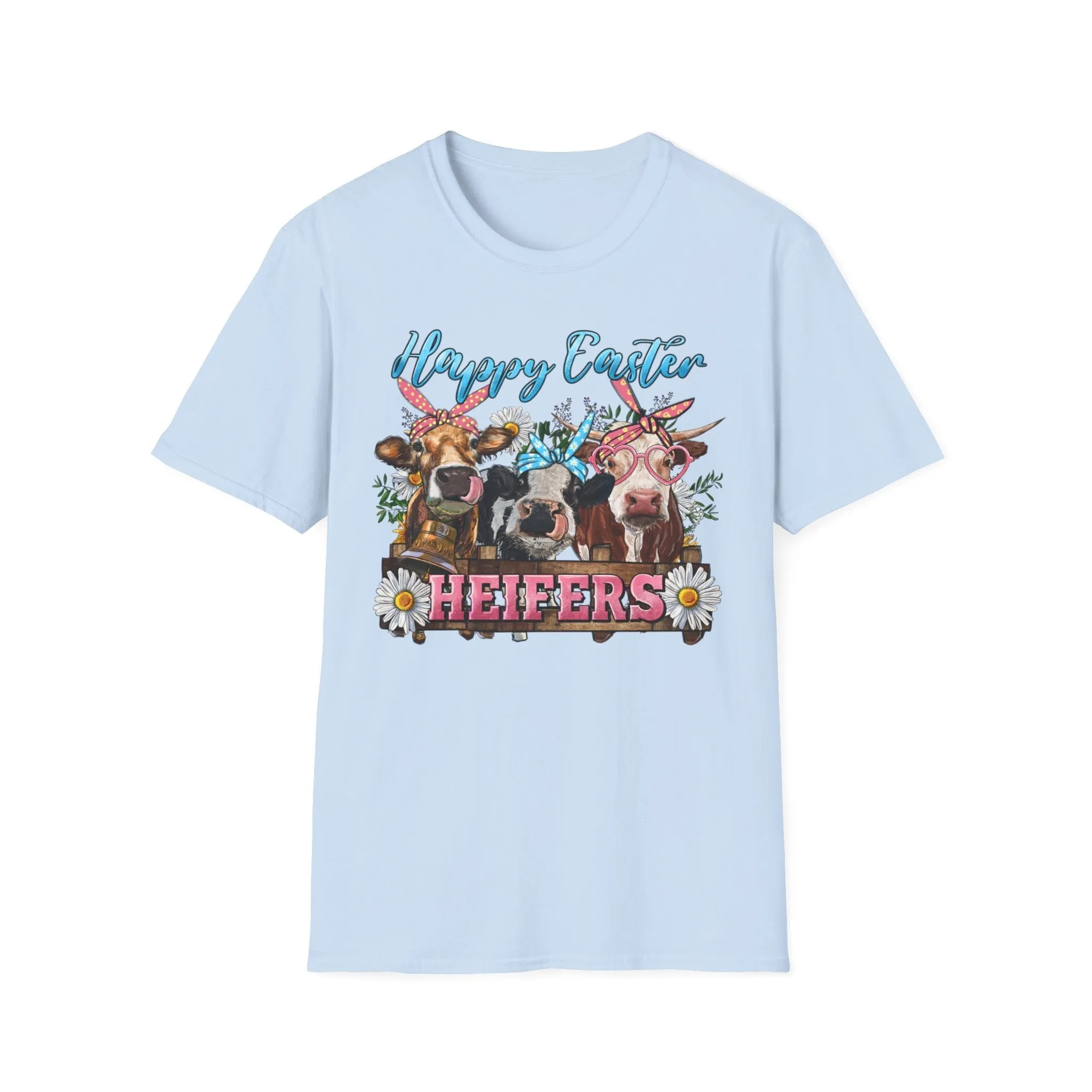 Happy Easter Heifers, Softstyle T-Shirt