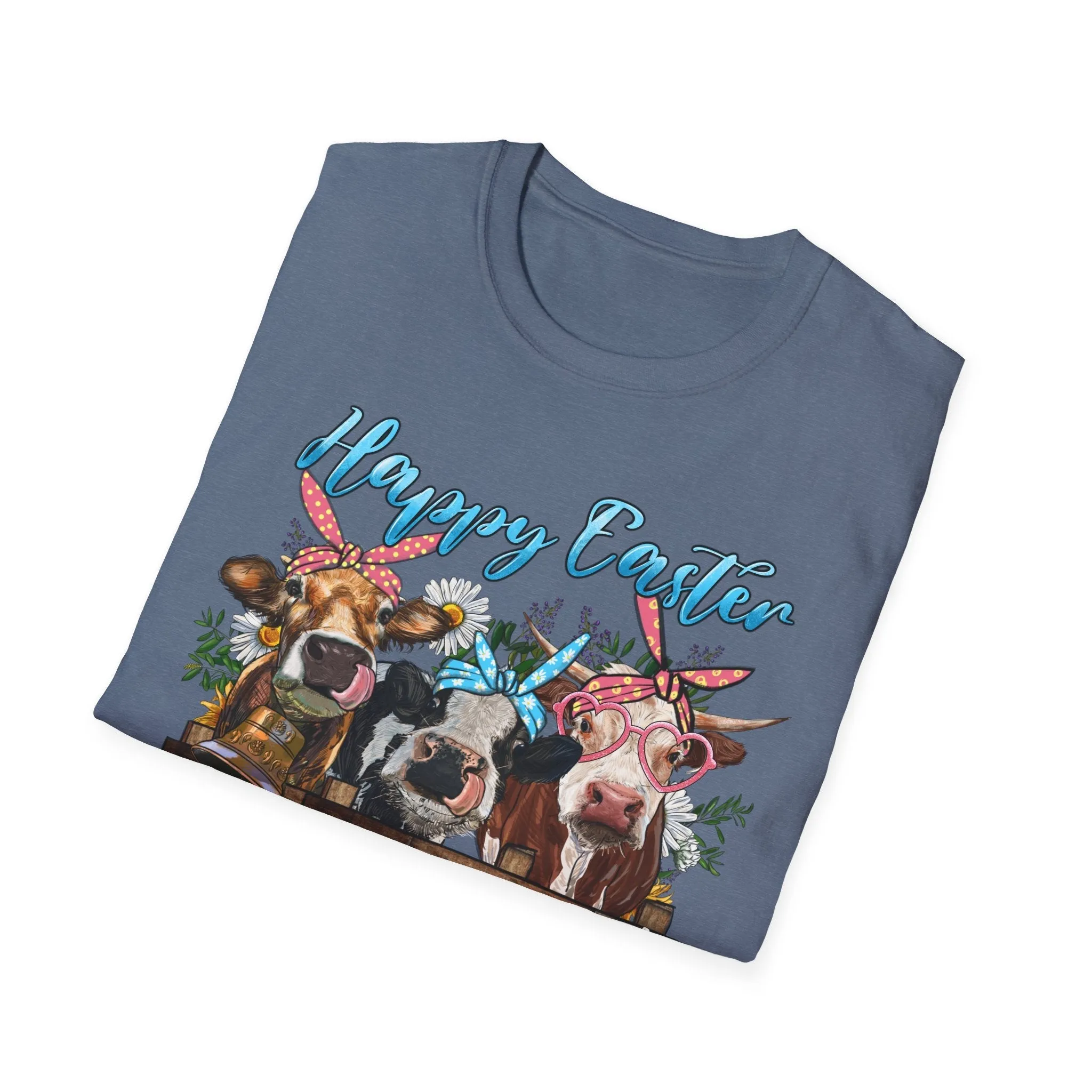 Happy Easter Heifers, Softstyle T-Shirt