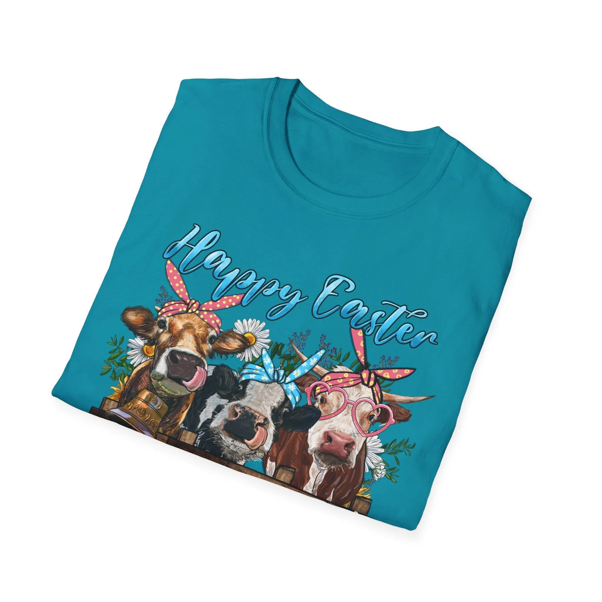Happy Easter Heifers, Softstyle T-Shirt