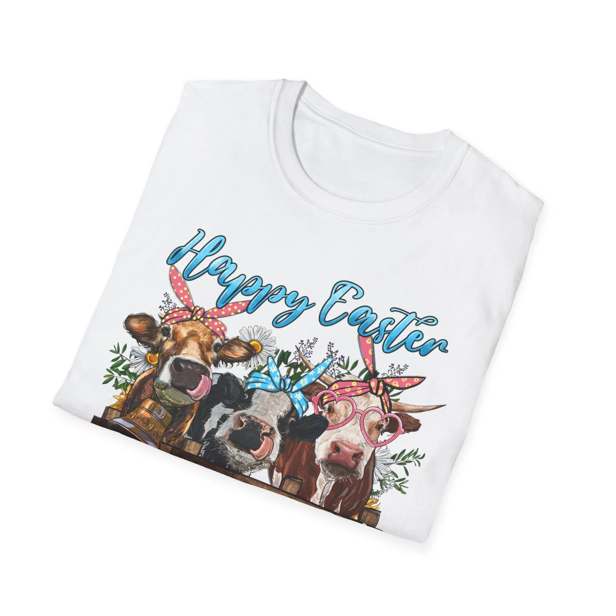 Happy Easter Heifers, Softstyle T-Shirt