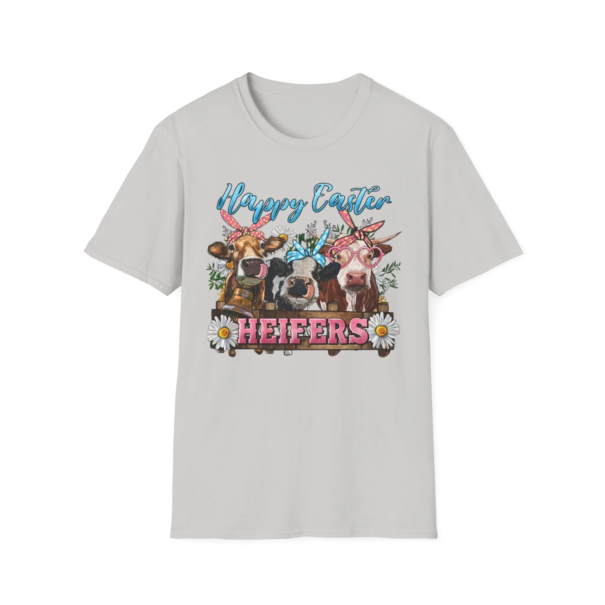 Happy Easter Heifers, Softstyle T-Shirt