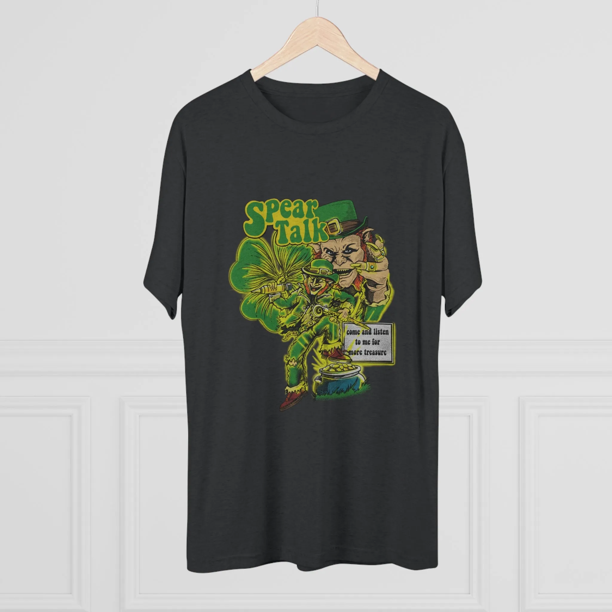 Happy Saint Patrick's Day 2024 Unisex Tri-Blend Crew Tee